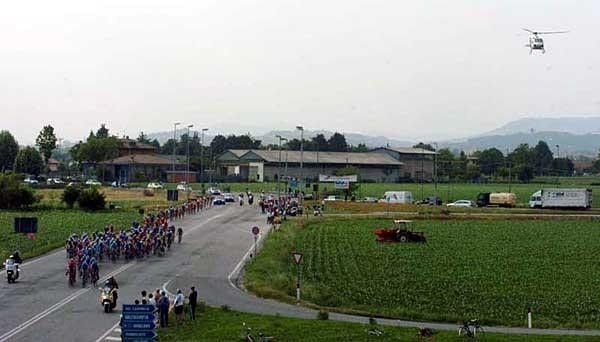 Today's stage was totally flat and never looked like rising more than a few metres