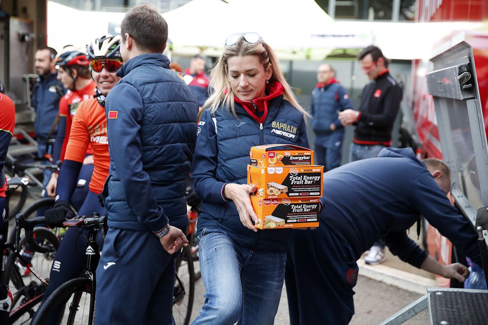 Lots of fresh product for riders at team cmap