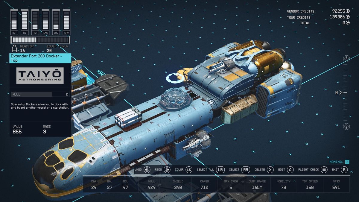 Starfield ship customization and the best ships explained | GamesRadar+