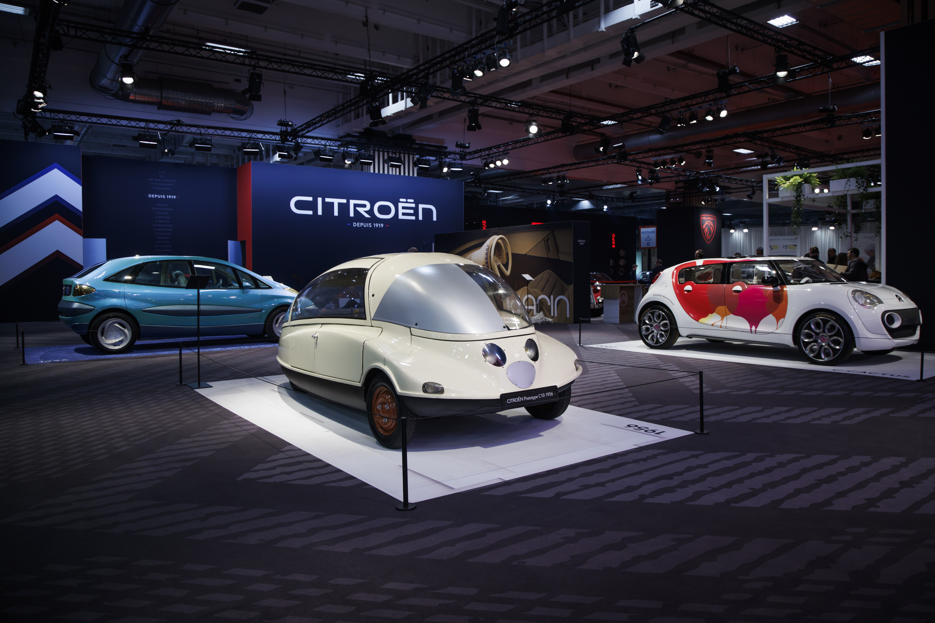 Citro&euml;n Xanae, C 10 and C-Cactus concepts at R&eacute;tromobile 2026