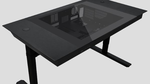 Lian Li's DK07 mechanized standing desk PC case debuts at $1,399 USD ...