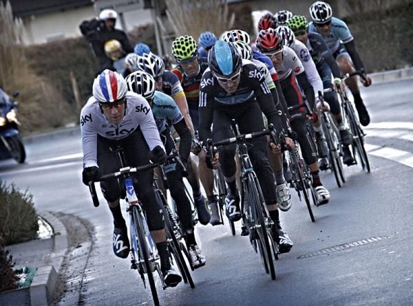 The Sky team worked to take time out of the other GC contenders in Paris-Nice