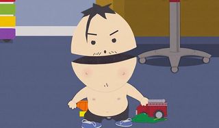 A very angry Ike Broflovski on South Park