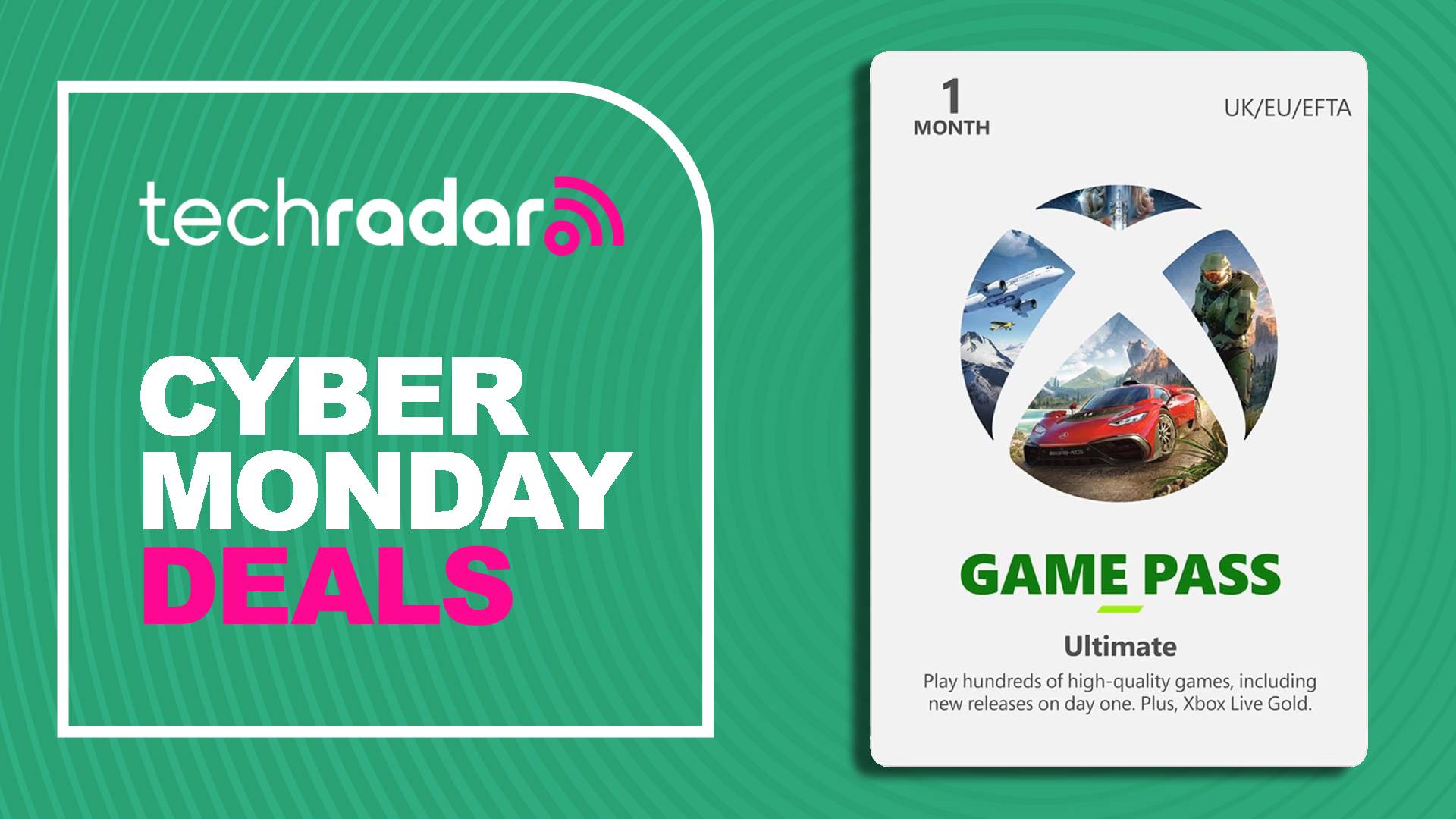 Game Pass Cyber Monday deals.