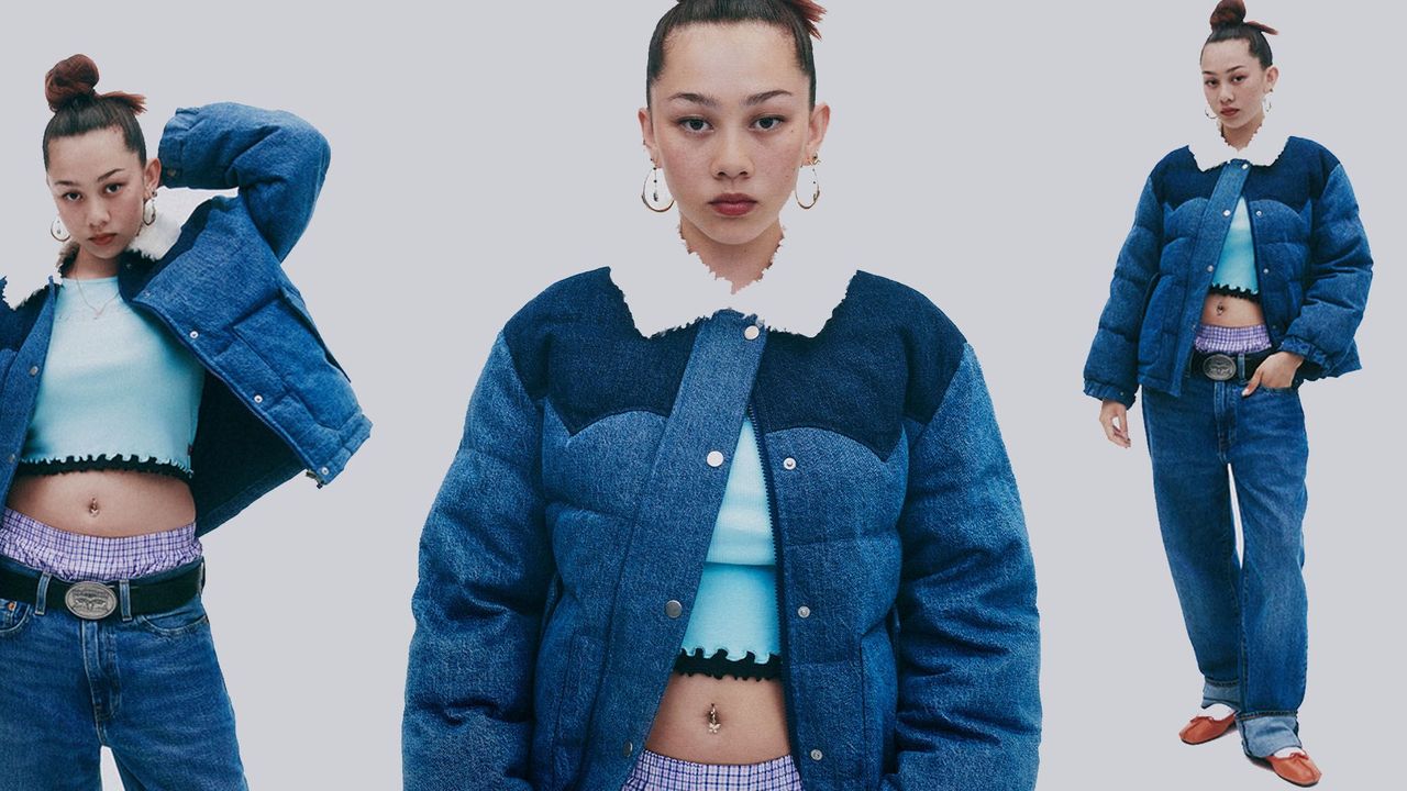 Levi&#039;s Back to Blue Puffer Jacket