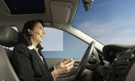 Researchers have found hands-free cell phone users aren&amp;#039;t focused on the road. 