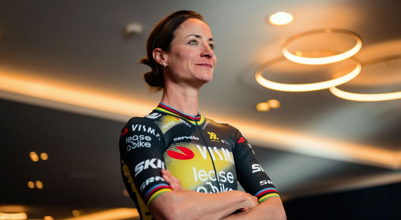 Visma-Lease A Bike 2025 Tour de France jersey unveil &ndash; 'The Swarm'