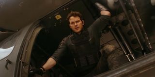 Chris Pratt in a helicopter in The Tomorrow War
