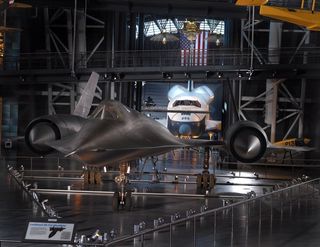 Two Amazing Flying Machines - Lockheed SR-71 and Space Shuttle Enterprise
