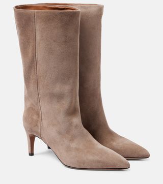 Stiletto 60 Suede Knee-High Boots