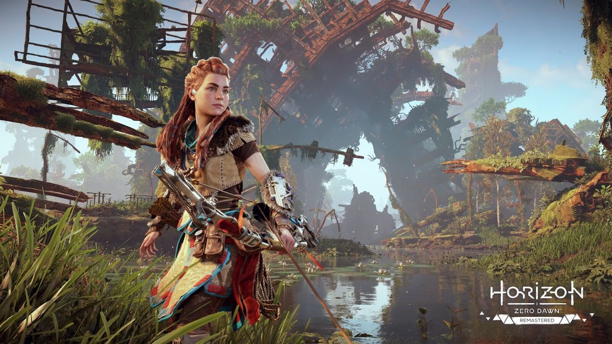 Horizon Zero Dawn Remastered Aloy pond