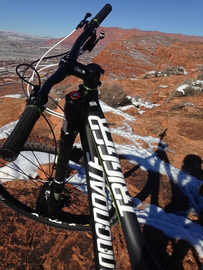 Alex Grant has had some good quality time on Cannondale's new Trigger 29 Carbon this winter