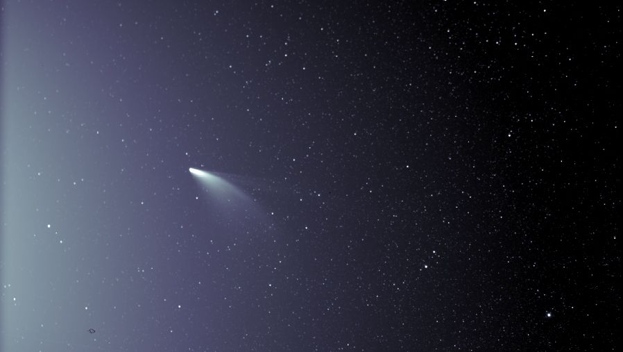 Dazzling Comet Neowise Spotted By Nasa Sun Studying Probe Photo