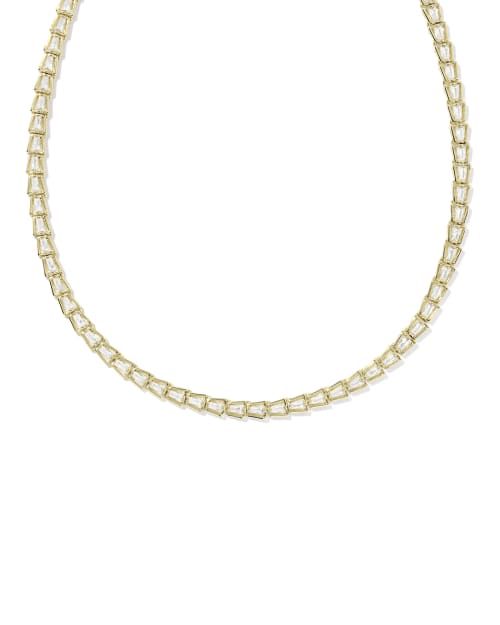 Bella Gold Tennis Necklace