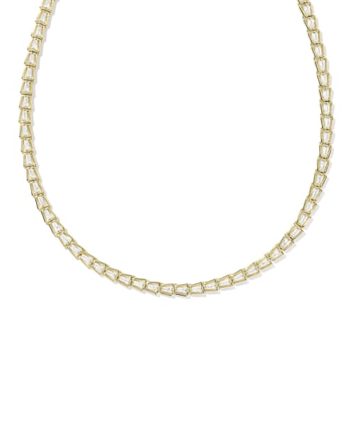 Bella Gold Tennis Necklace
