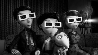 The Frankenstein family and dog in Frankenweenie