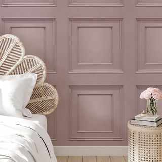 picture of b&q wood panelling wallpaper