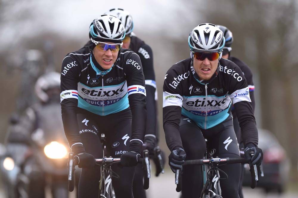 Terpstra and Trentin take a turn on the front