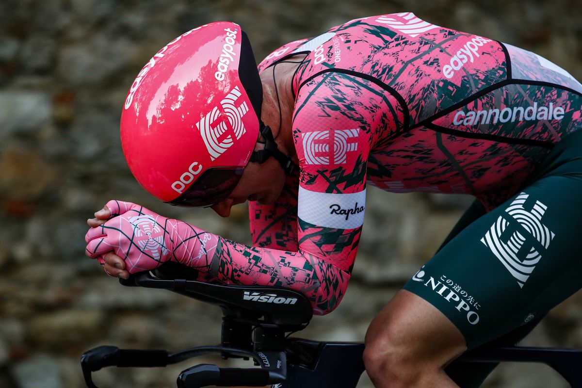 Tirreno Adriatico 2022 - 57th Edition - 1st stage Lido di Camaiore - Lido di Camaiore 13,9 km - 07/03/2022 - Mark Padun (UKR - EF Education - EasyPost) - photo Luca Bettini/SprintCyclingAgency&Acirc;&copy;2022