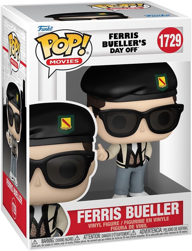 A Ferris Bueller Funko Pop 