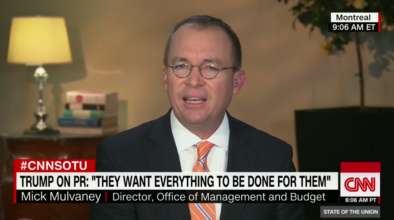 Mick Mulvaney on CNN