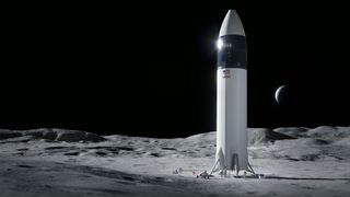 SpaceX selected for future moon missions.