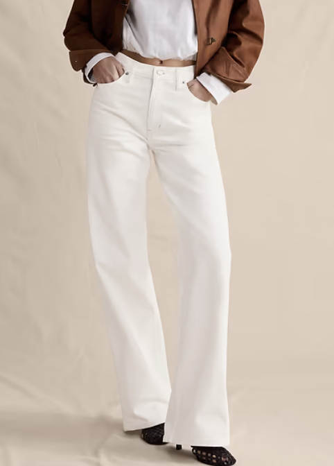 Banana Republic, The Icon Classic Wide-Leg Jean