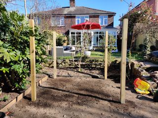 prepping ground for decking