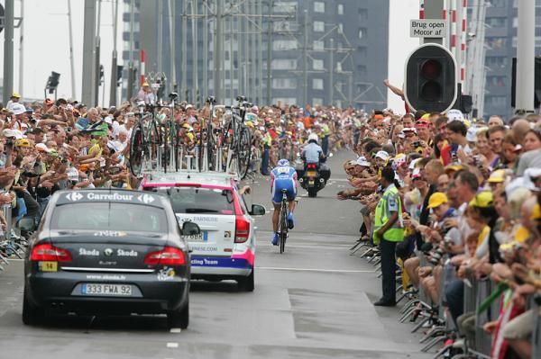 Massive crowds lined the course in Rotterdam.