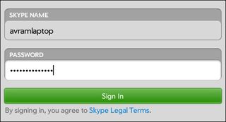 Signin to Your Skype Account