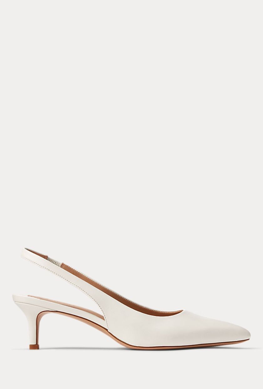 Lauren, Lolah Ii Nappa Leather Slingback Pump