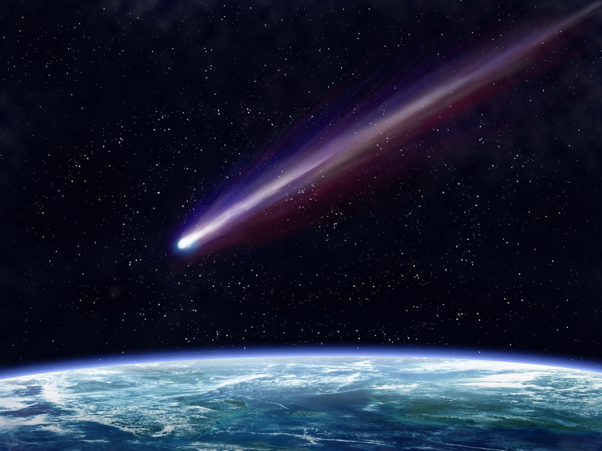 Ancient carvings described a comet strike.