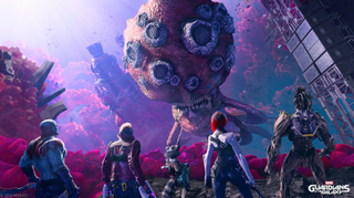 An image from "Marvel's Guardians of the Galaxy" video game.