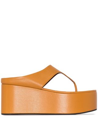 75mm leather thong platforms, £312 (was £520), Simon Miller at farfetch