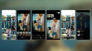 Screenshots of the VSCO Studio Pro new iOS editing app