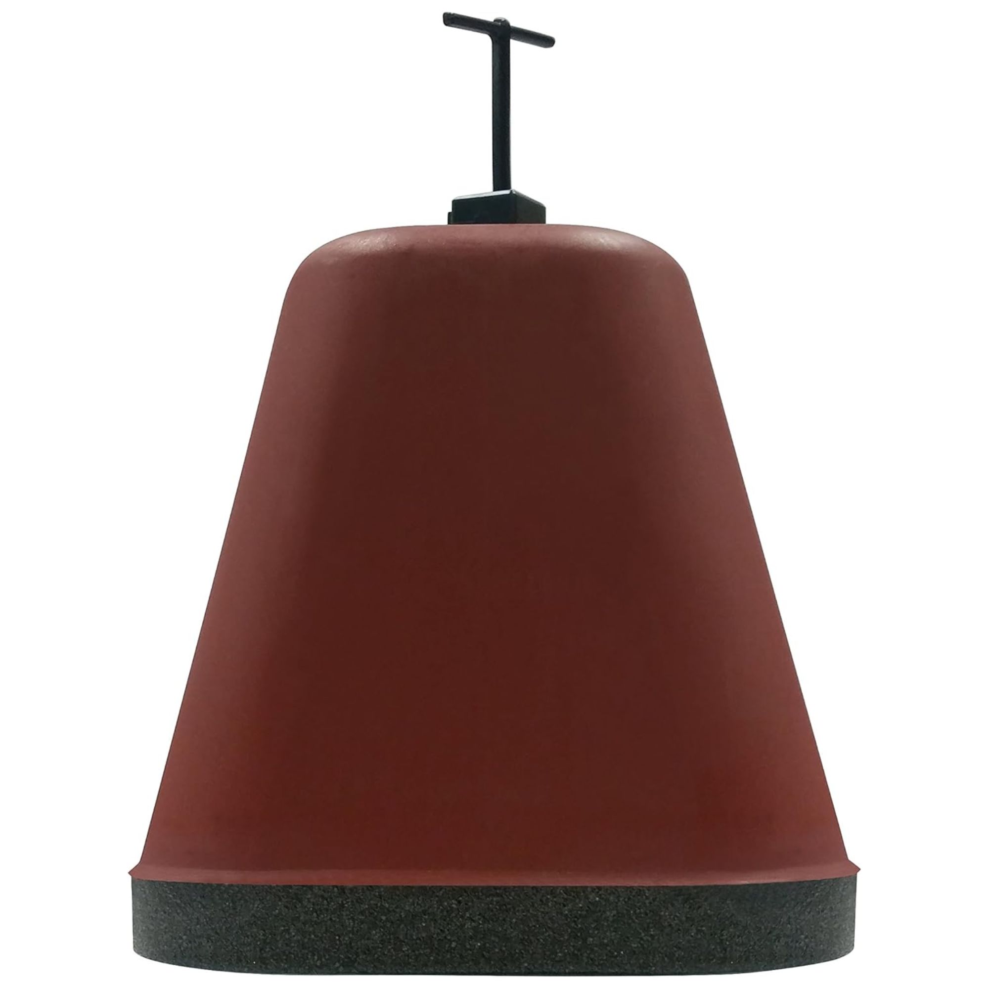 Dark red and black foam faucet cover