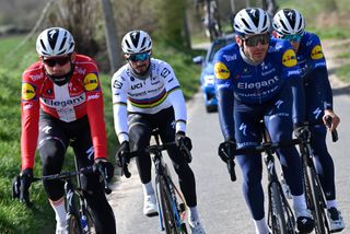 Deceuninck-Quickstep tested the Specialized Turbo Cotton clinchers on their Tour of Flanders recon