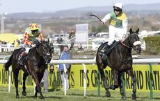 Many Clouds winning the 2015 Grand National at Aintree