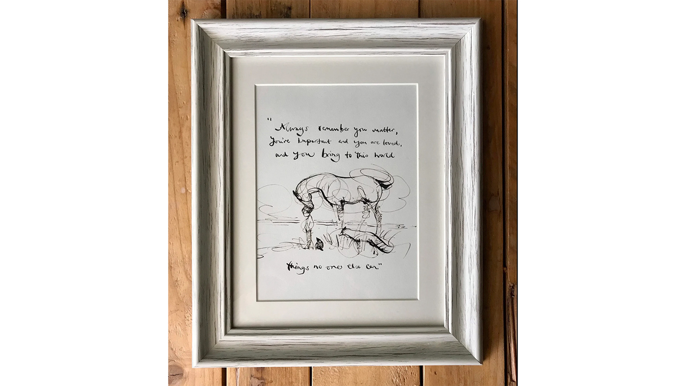 Charlie Mackesy Framed Print