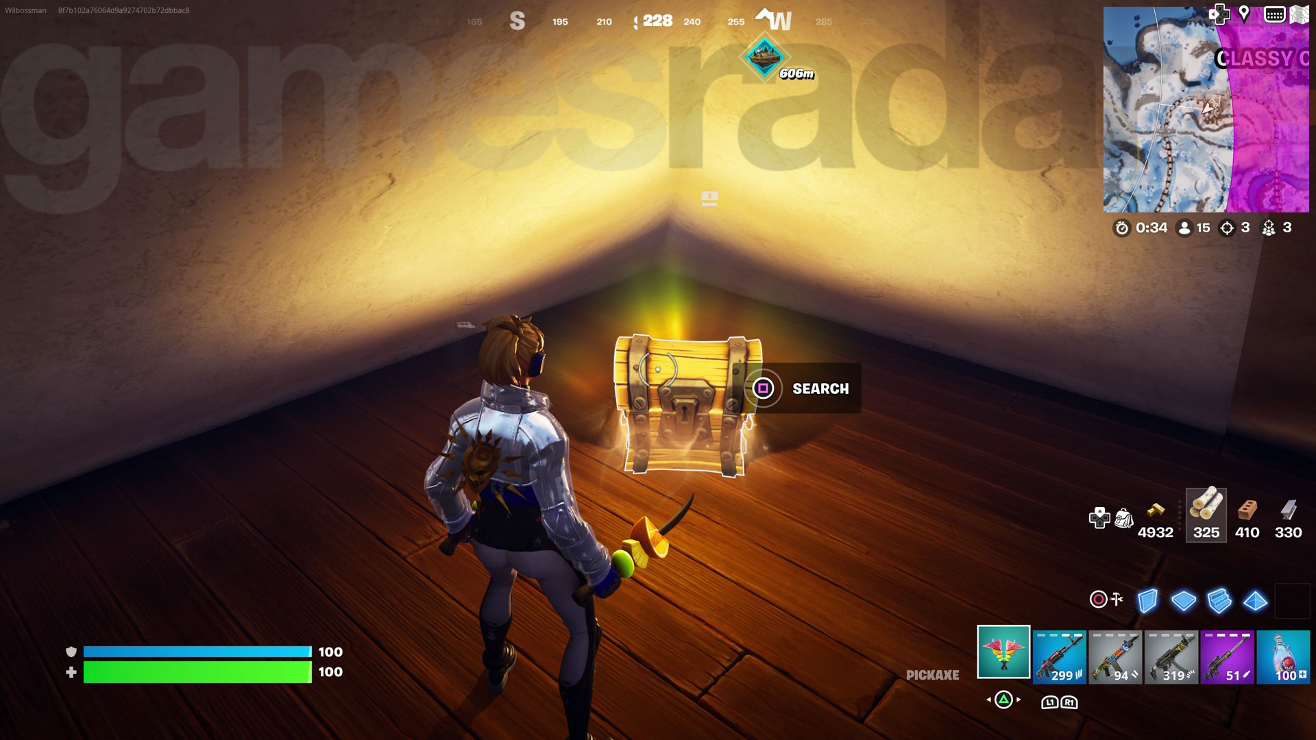 Pistolet à verrouillage Fortnite