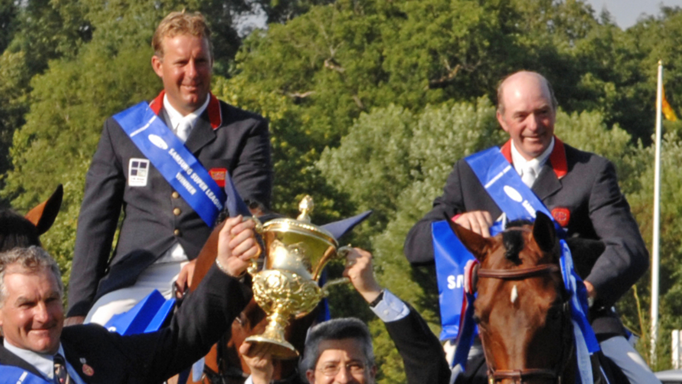 Robert Smith on mariums Claudius, WHITAKER Michael (GBR) &amp;amp; MOZART DES HAYETTES, William Funnell on Cortaflex Mondriaan, John whitaker on PEPPERMILL