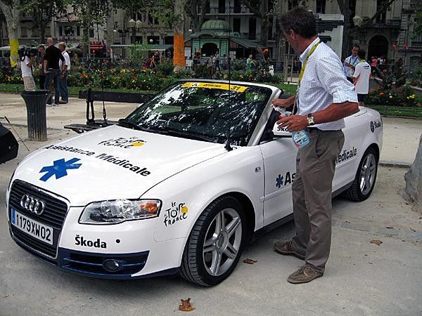 Doctor Porte's ride gets a shine.