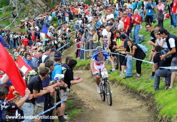 The crowds came for Julien Absalon (Orbea Racing Team)