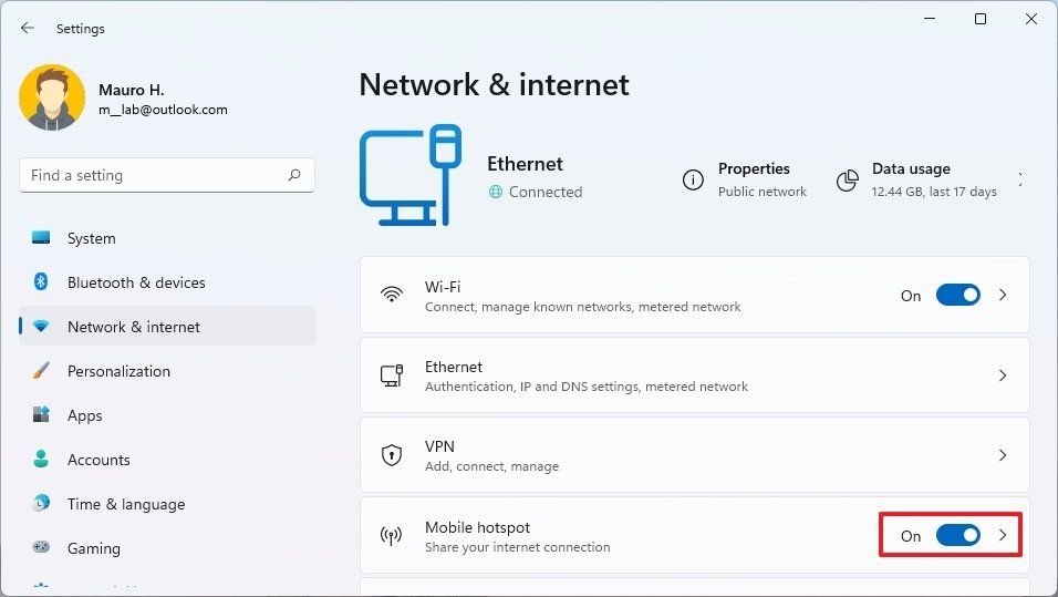How to convert your PC into a mobile hotspot on Windows 11 Windows