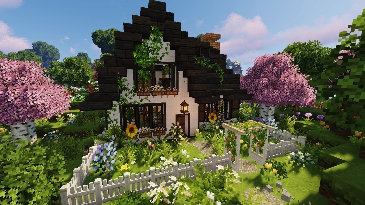Minecraft cottage