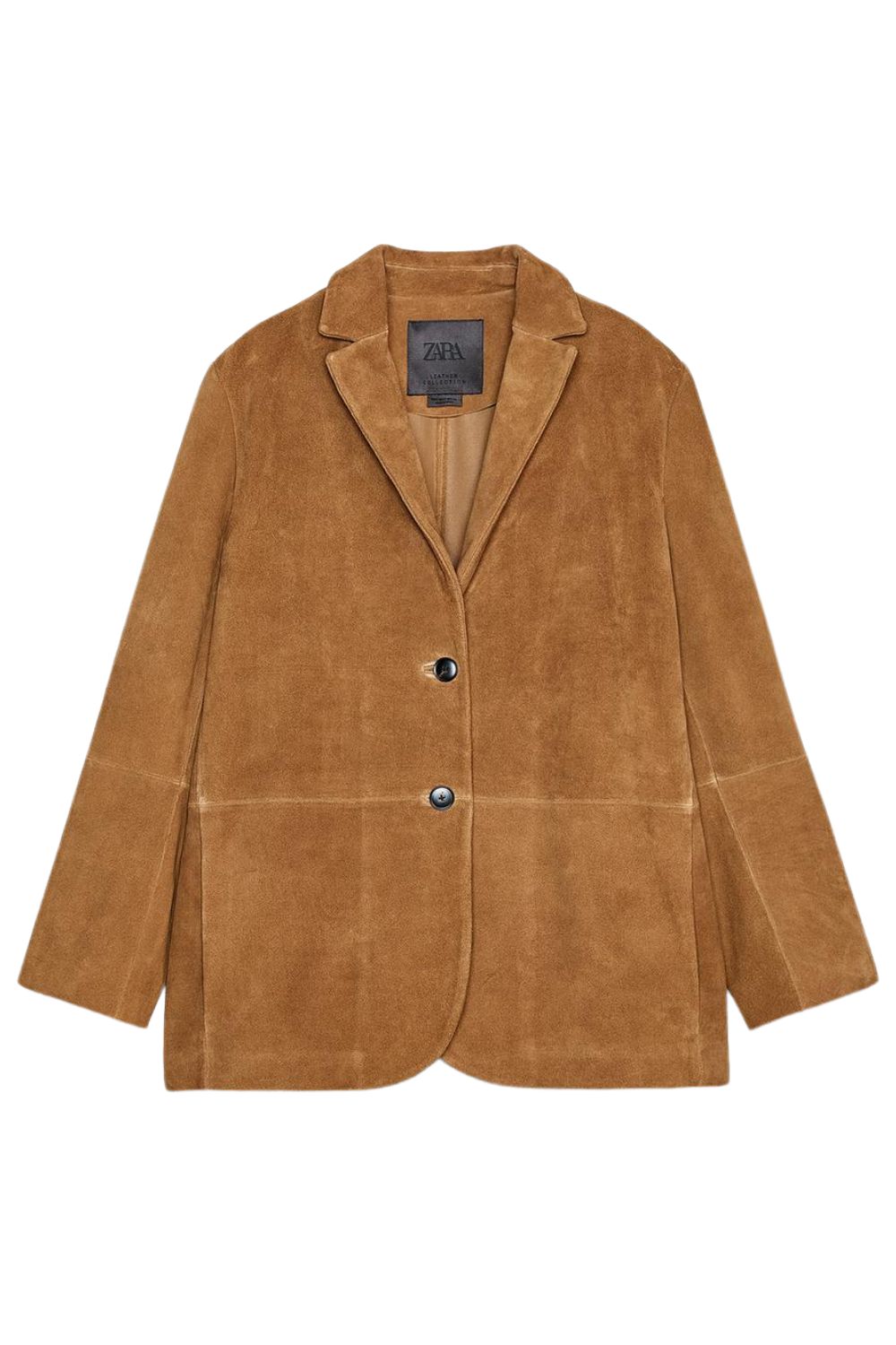 Zara 100% Leather Blazer