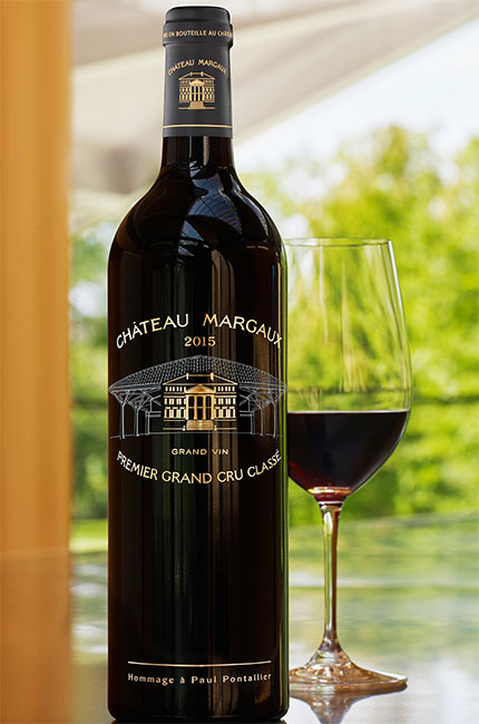 How the Margaux 2015 bottle looks.