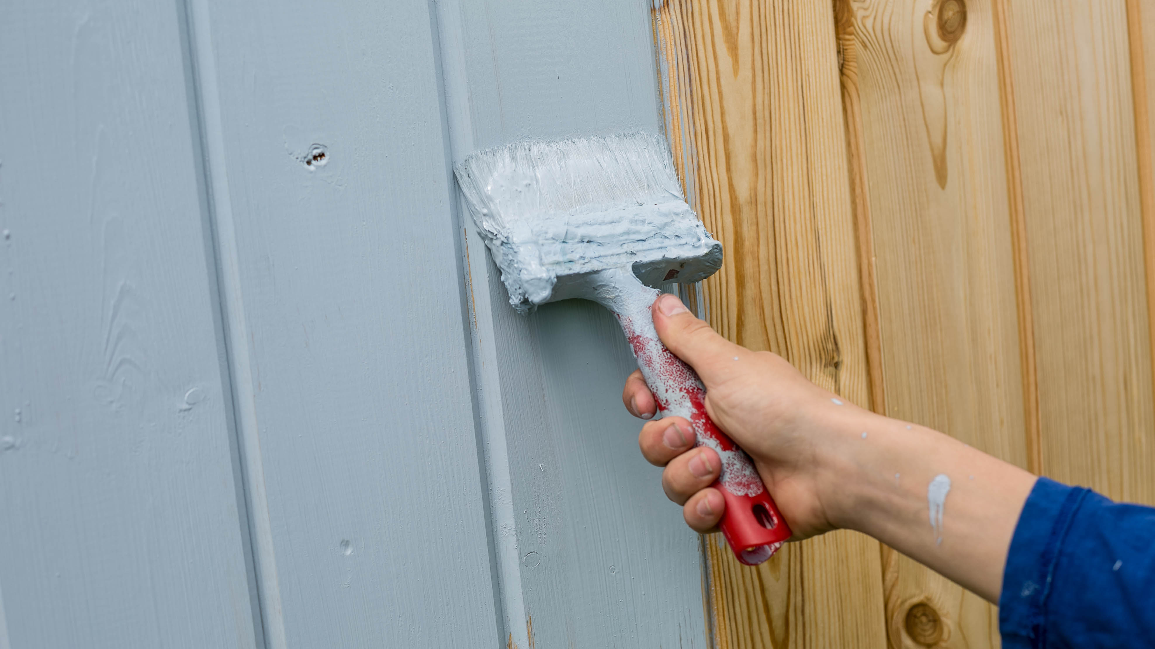 Painting fence a sage color