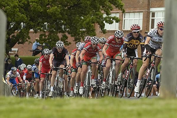 Stage three was an up-and-down course around a college in Burnie which many riders found difficult to hang onto the main peloton.
