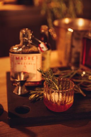 Christmas cocktail recipe by Kelly Wearstler